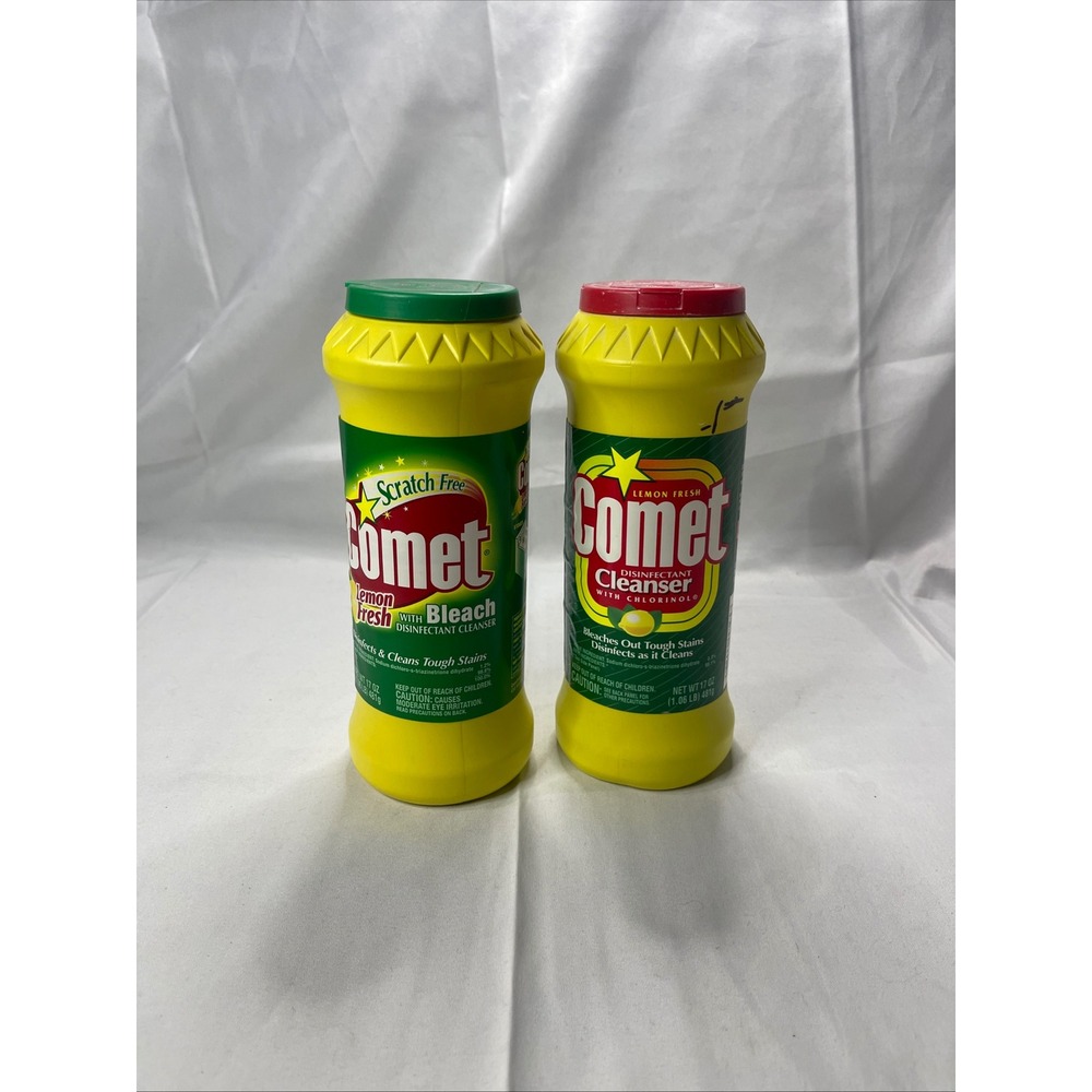 2 Pack Comet Lemon Fresh‎ Cleanser with Bleach and Chlorinol